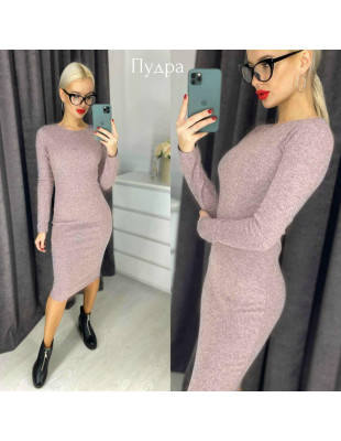 Сукня жіноча тепла футляр з довгим рукавом ангора софт