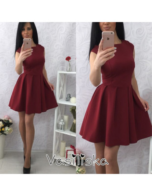Платье пишное  складка 42 44 46 48 50 Р